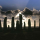 The Calanais Standing Stones.